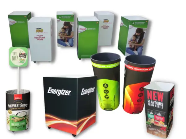 Portable Display Bin