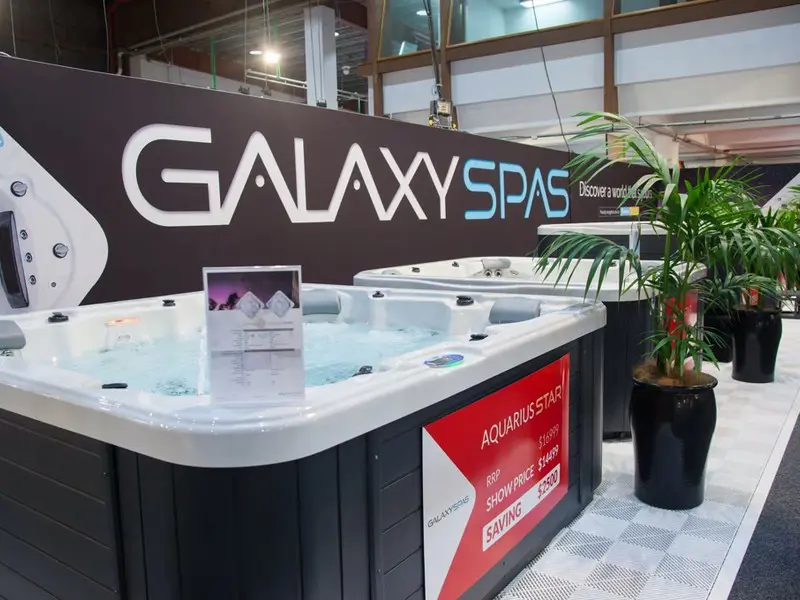 9 metre wide Brandframe on exhibition stand
