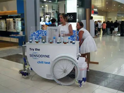 Customised Sampling Carts