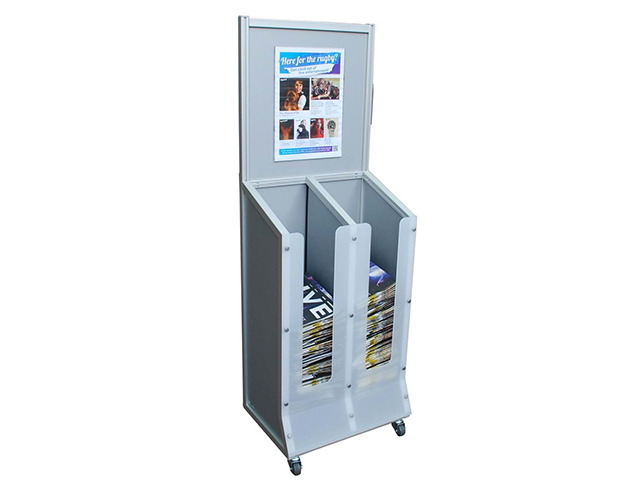 Magazine Rack on Wheels