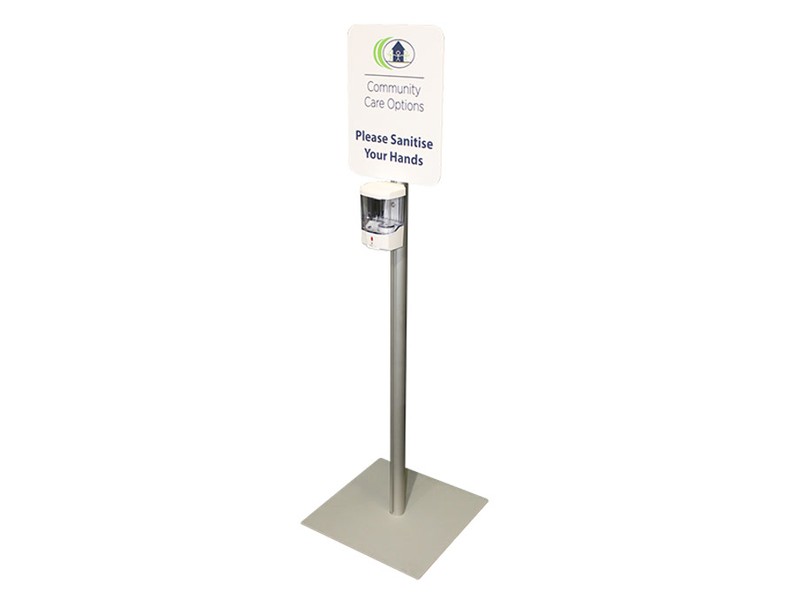 Slimline Sanitiser Station
