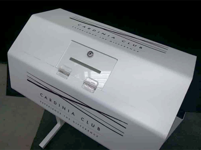 Entry Barrel Wrapped with Graphics