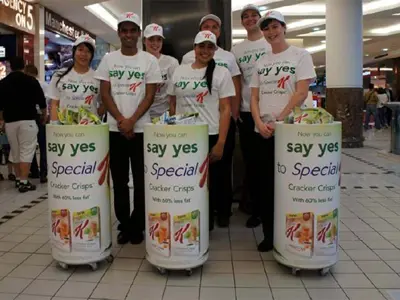 Mall Sampling Trolley
