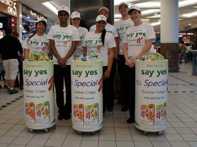 Mall Sampling Trolley