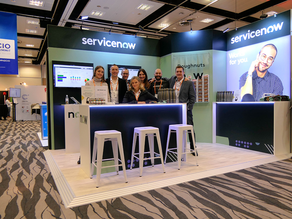 Expo Booth with Bar