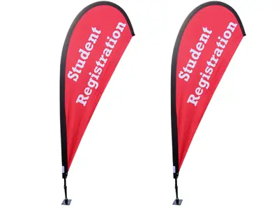Tear Drop Flag