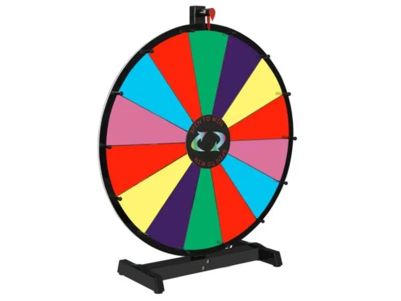 Prize wheels off-the-shelf