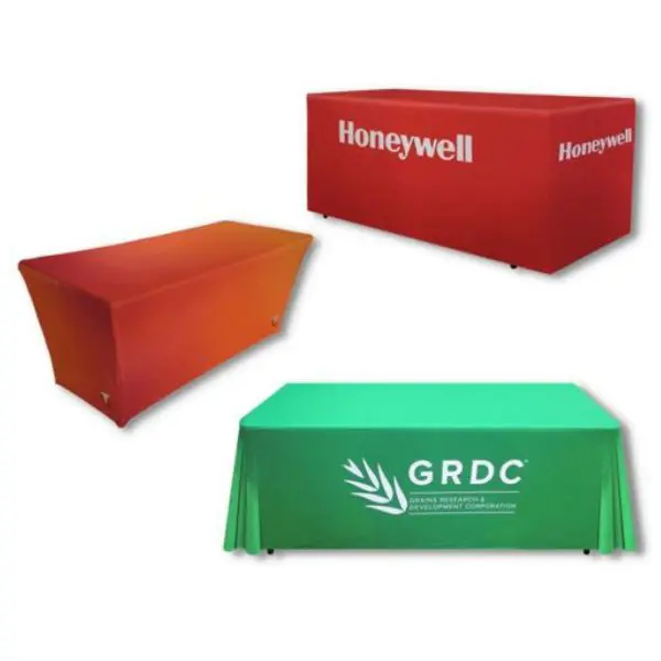 Branded table cloths