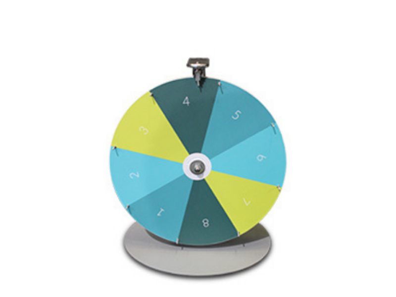  Custom prize wheel design with 8 segments