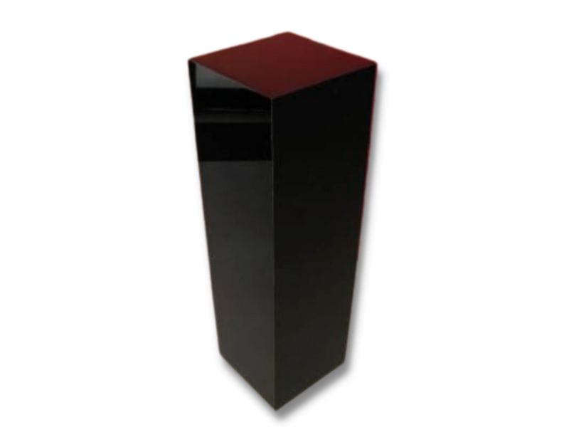 Black acrylic plinth - Displays2Go