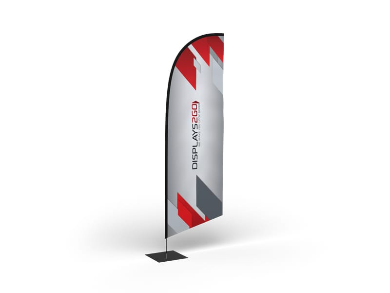 Single sided blade 2 go flag - Displays2Go