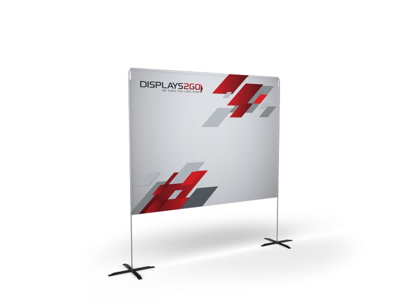 1 x SuperWall 3x3 straight with rounded corners - Displays2Go