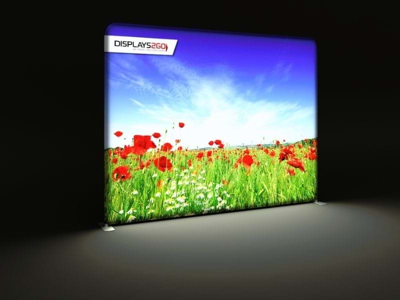 3m wide portable lightbox wall