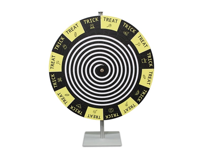 Prize wheel 1.5m high with customised huge 1200mm diameter wheel - Displays2Go