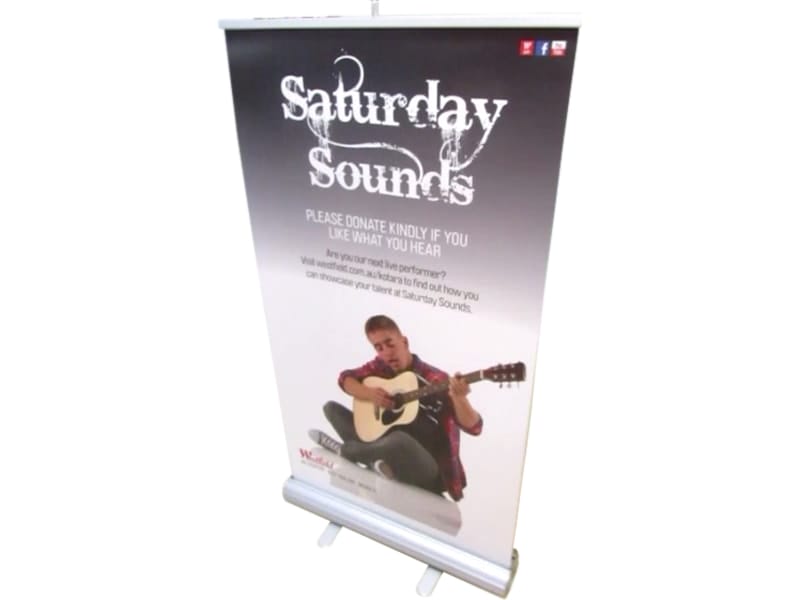 Mall height double-sided pull up banner - Displays2Go