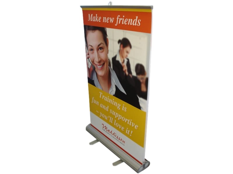 Mall height double-sided pull up banner - Displays2Go