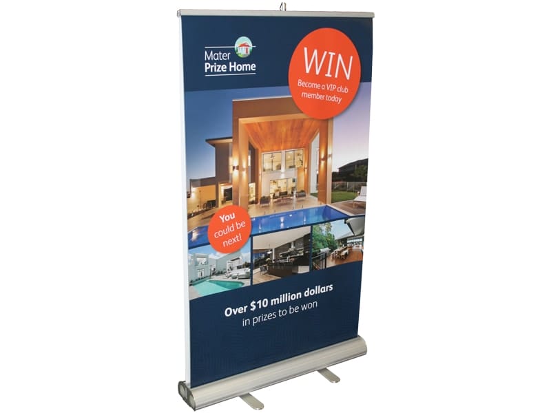 Mall height double-sided pull up banner - Displays2Go