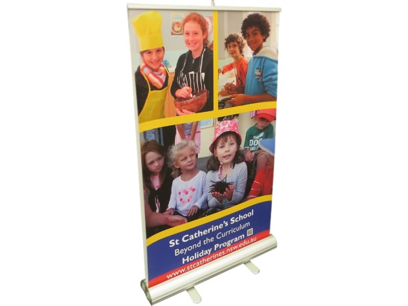 Mall height double-sided pull up banner - Displays2Go