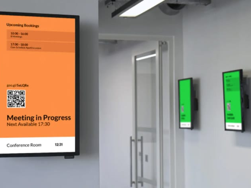 Standard TVs: Meeting Room Signage - Displays2Go