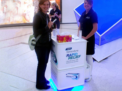 Customised Retail Display with Lighting