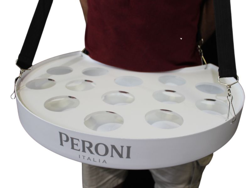 Drop-in stability inserts are made to suit the product you're putting in the vendor tray