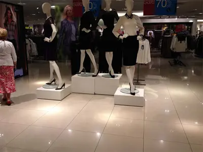 Timber Retail Display Pedestals