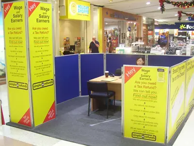 Shopping Centre Booth Display