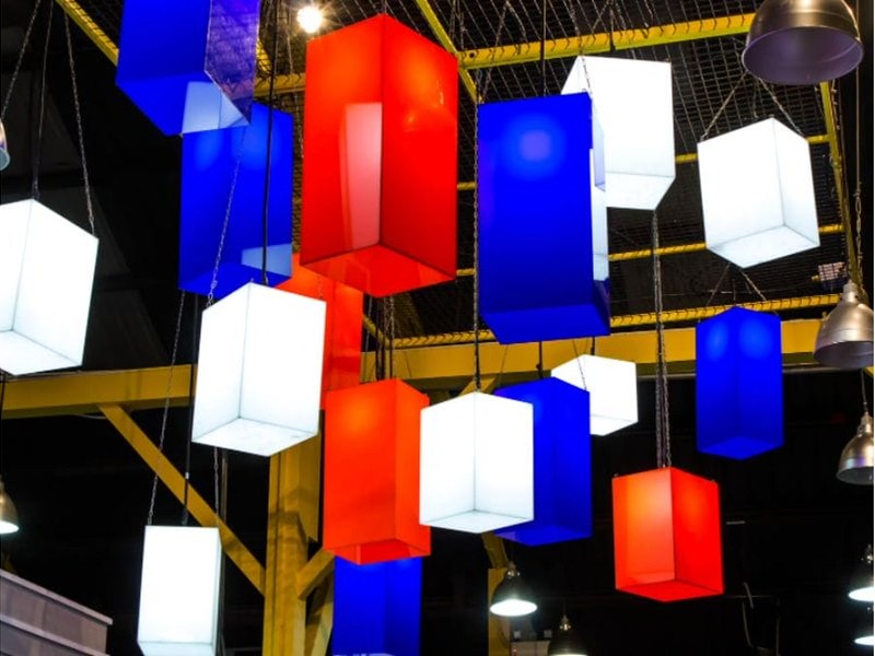 Lighting can be used for many creative purposes