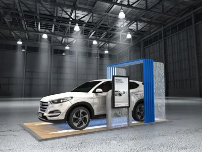 Small Stand Car Display