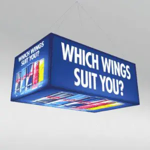 Hanging 3D lightbox