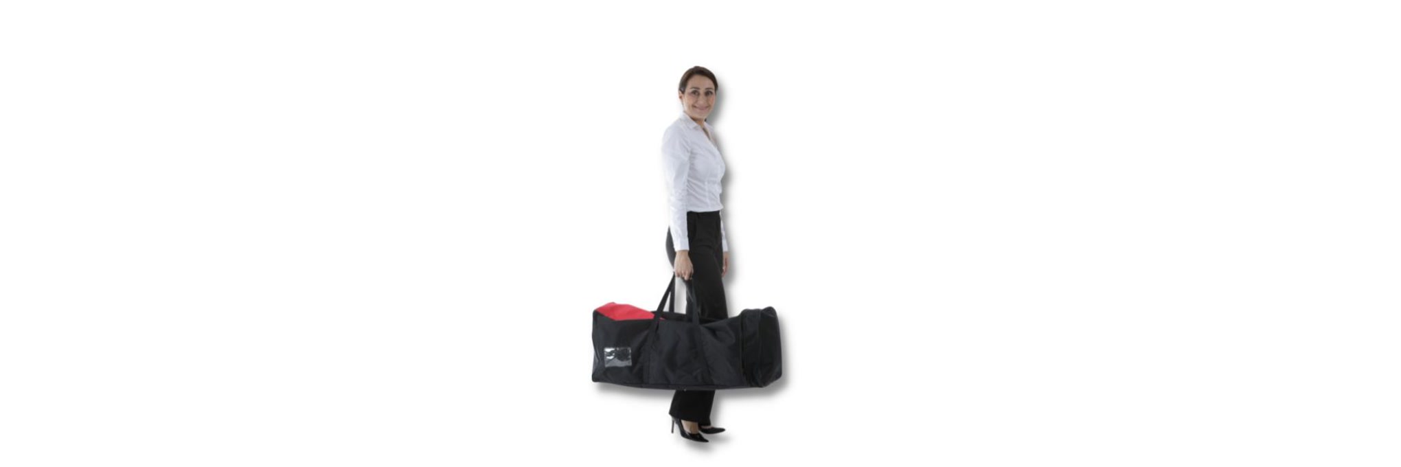 One full kit can fit in a single carry bag