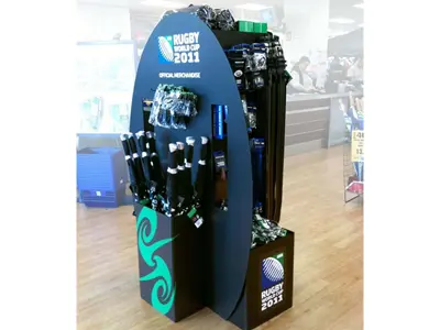 Rugby World Cup Retail Display