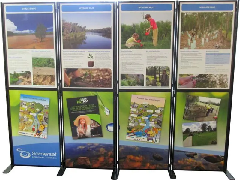 8 panel Cario kit displaying A1 posters