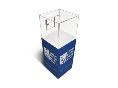 Shopping Centre Entry Box Clear