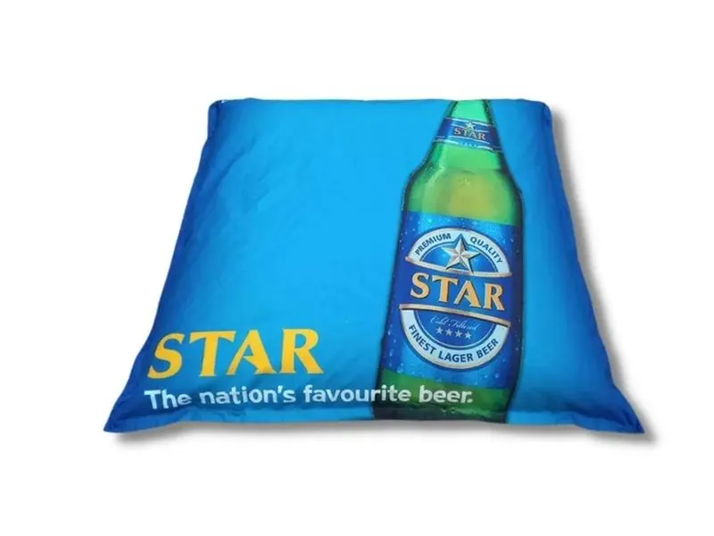 regular printed bean bag
