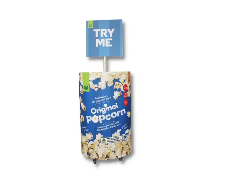 Portable Display Bins