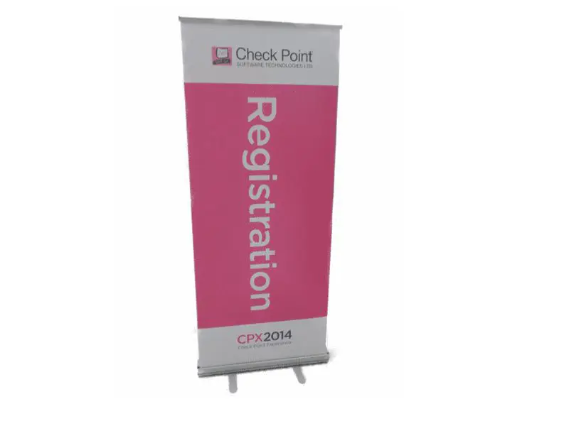 recycled pull-up banner stand