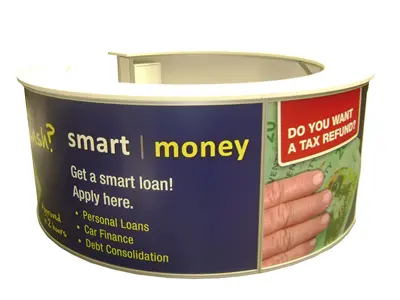 Round Sale Counter