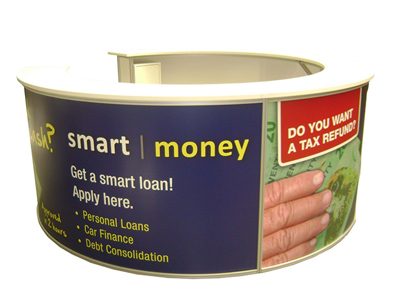 Round Sale Counter