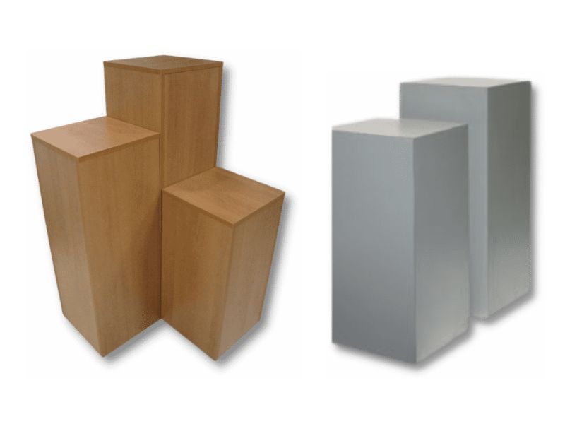 Most popular finishes are painted or melamine-coated