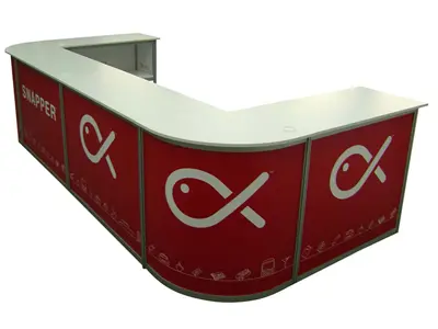 U Shape Sales Counter