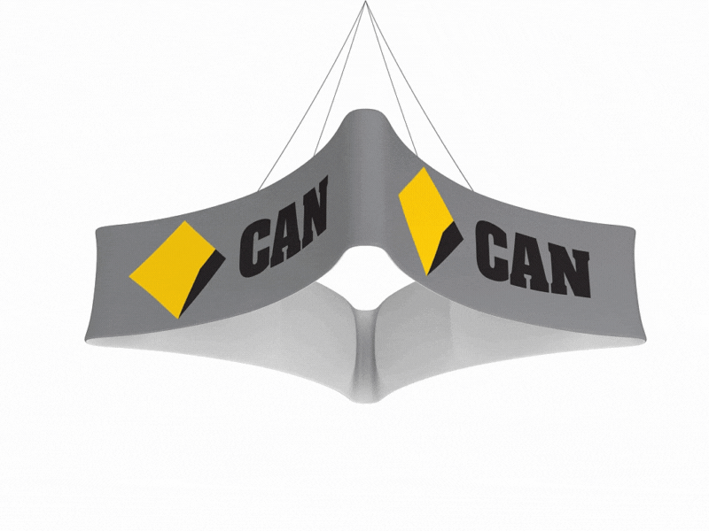 Square Curved Sky Banner