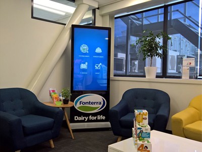 Digital Floor Standing Interactive Screens