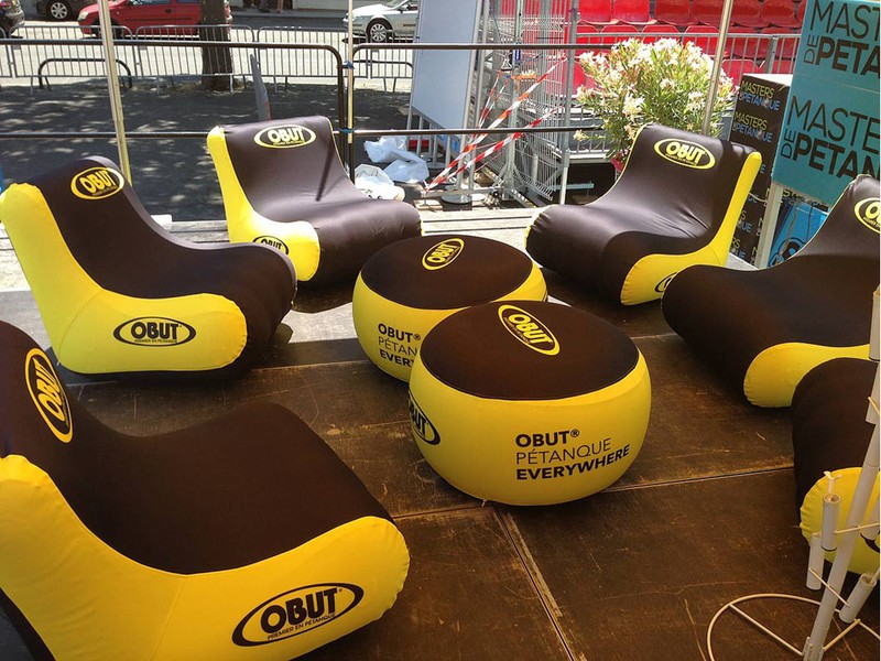 Inflatable event furniture
