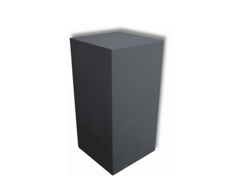 White gallery plinth