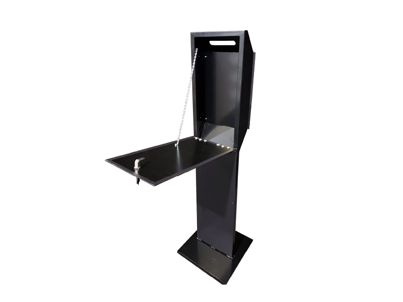 Express check out stand - open