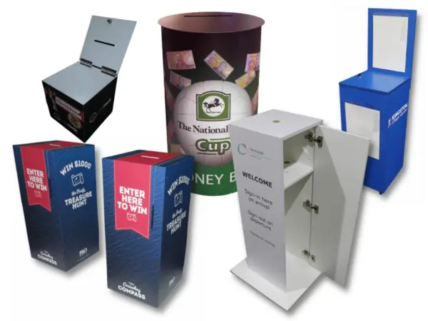 Competition Entry Boxes - Custom Designs
