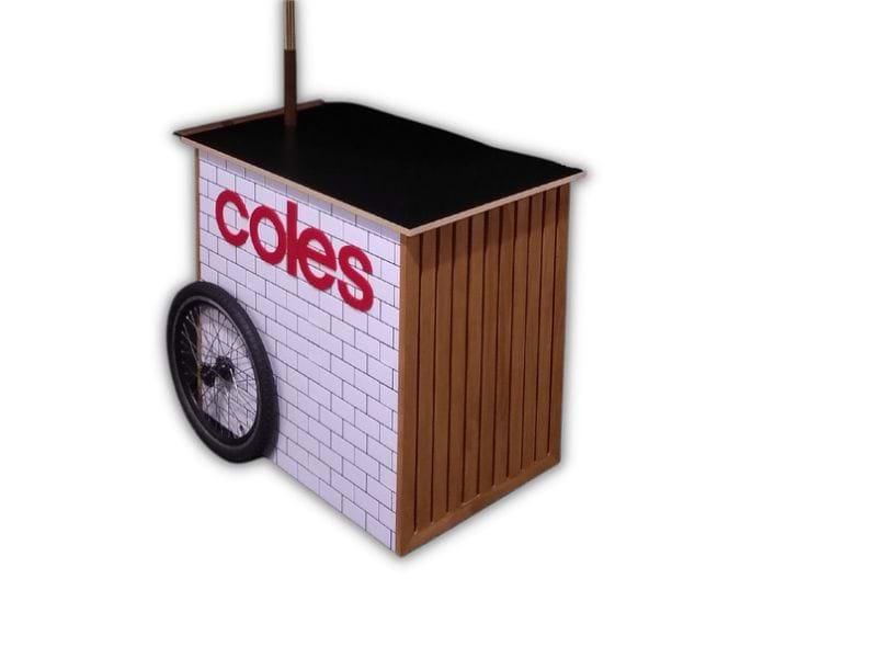 Bespoke design for Coles to match their in-store theme