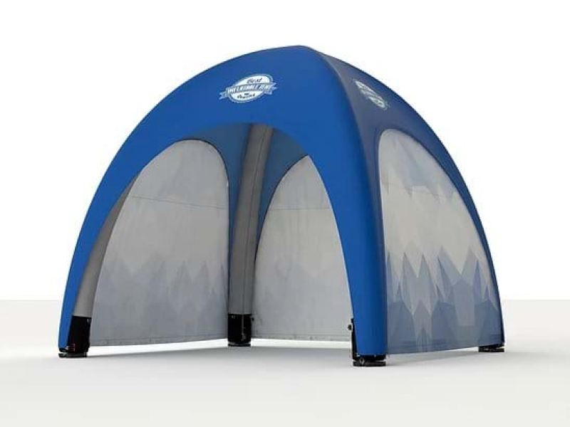 3m inflatable gazebo with 3 single-sided printed doors