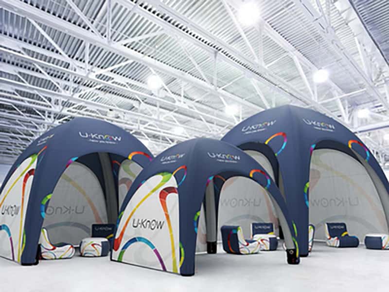 4m, 5m and 6m blow up gazebos